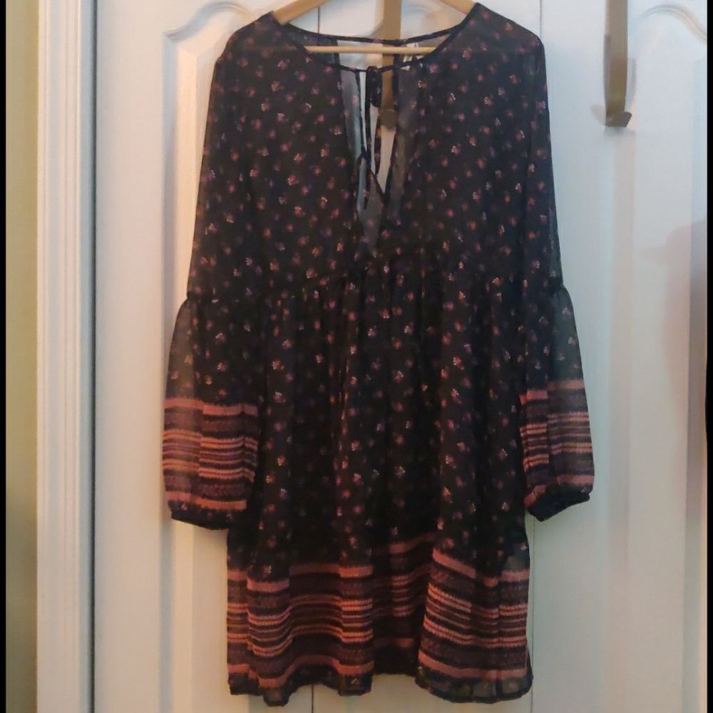 Sheer babydoll dress